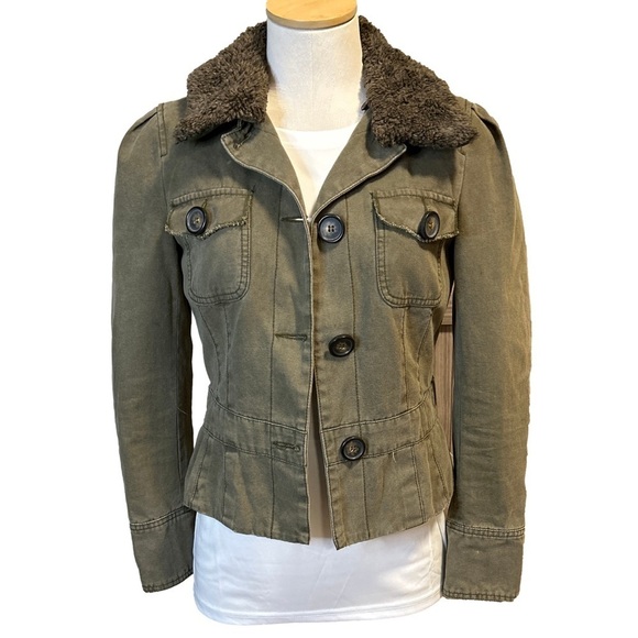 Zara Basic Utility Jacket/Medium - Picture 2 of 12